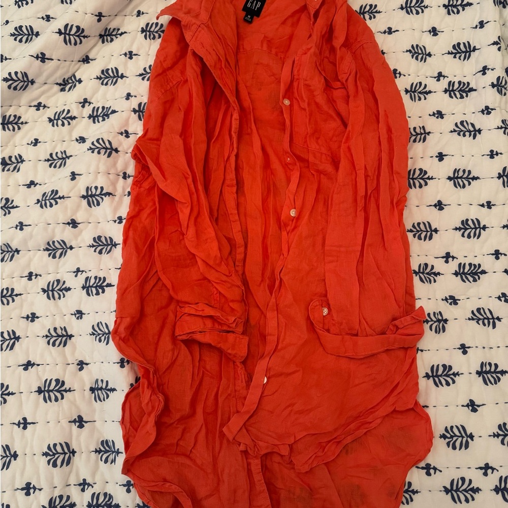 Linen gap women’s coverup
